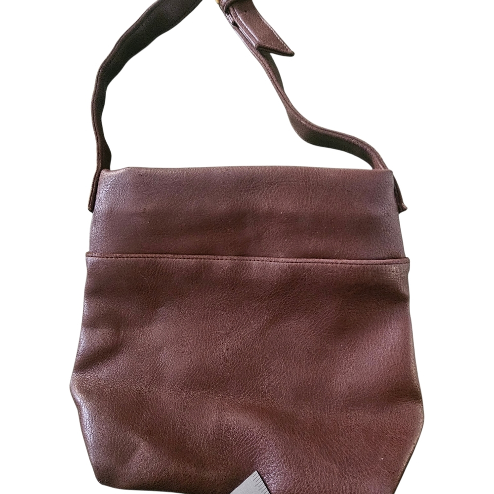Stone Mountain Authentic Brown Genuine Leather Crossbody Purse Women's Hand Bag - Picture 8 of 14